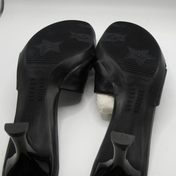 Stuart Weitzmam black nappa leather heel in 8.5N - Picture 8 of 9